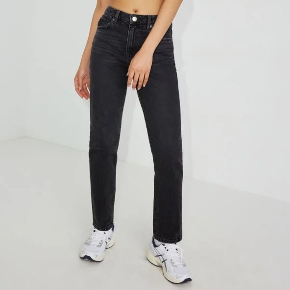Black mom jeans from Garage
